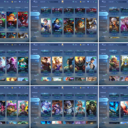 #271NF | Lv 99 - Heroes 114 Skins 134 . 1 KOF . 1 Collector . 9 Epic Shop . 2 Lightborn . 15 Special . 1 MSC . Emblem All Maxs 3